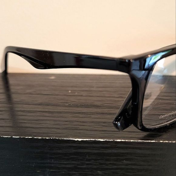 NEW Prescription-ready Eyeglass Frame, lightweight shiny black unisex, 54-17-140 - Picture 5 of 5